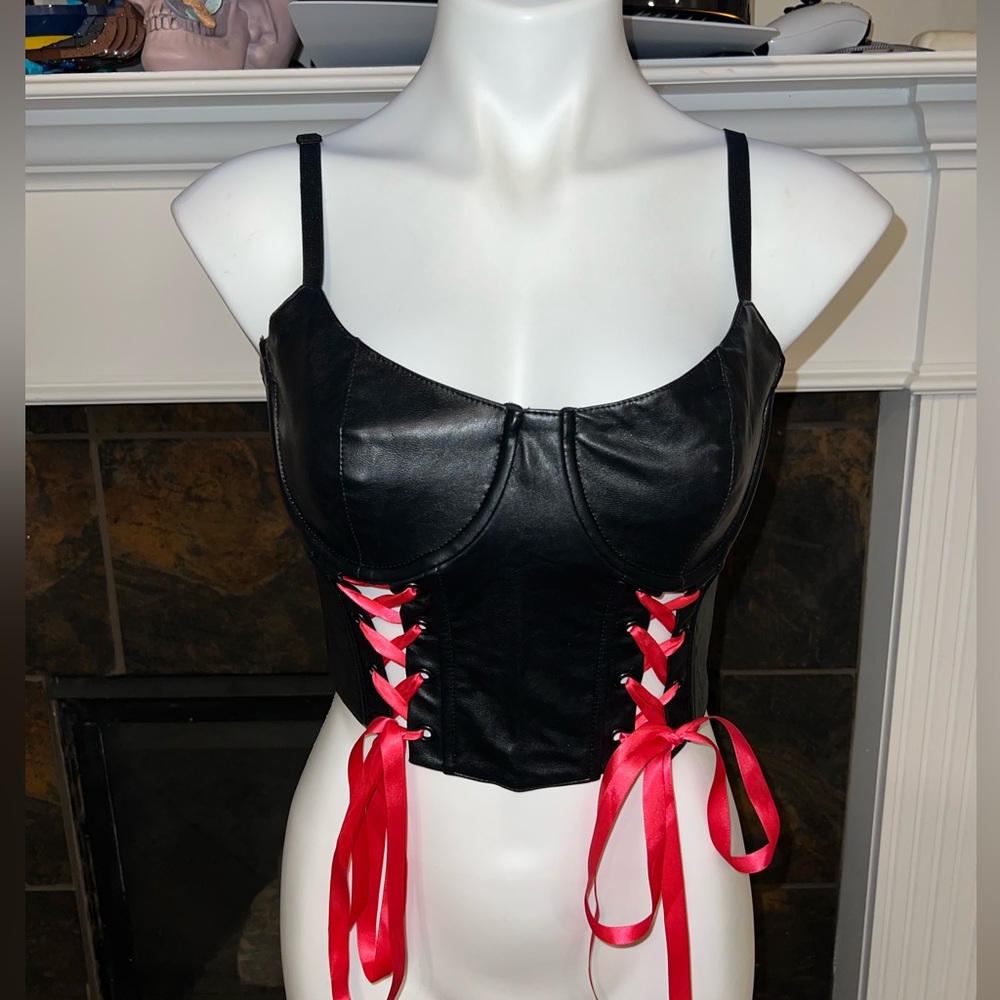 Dolls Kill x Club Exx Corset Top